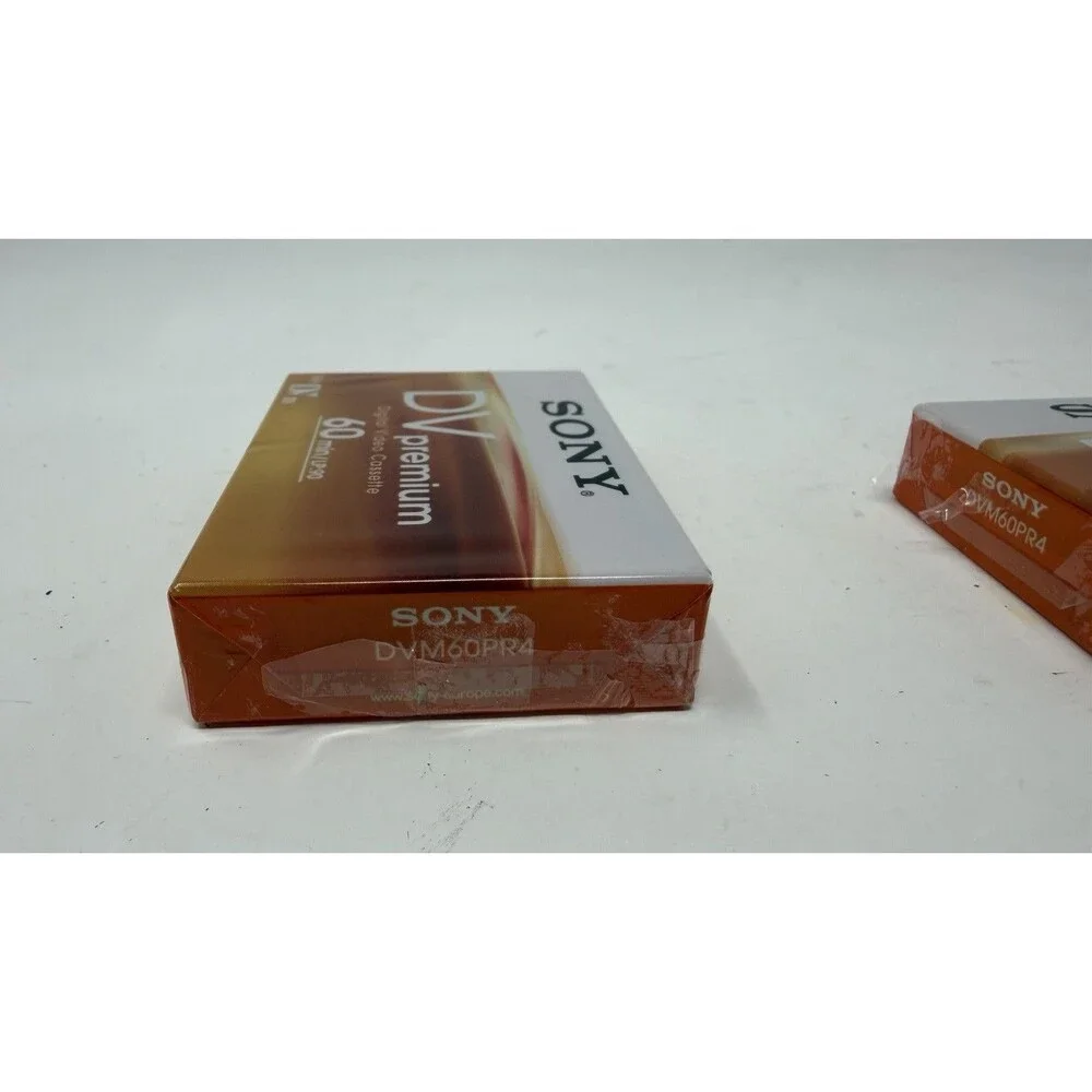 2 pack Sony DV Premium Digital Video Cassettes 90LP/60SP - BRAND NEW
